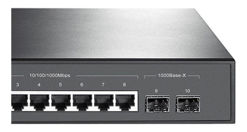 Imagem 4 de 5 de Switch Hub Gigabit Gerenciável Tl-sg3210 8 Portas 2 Sfp