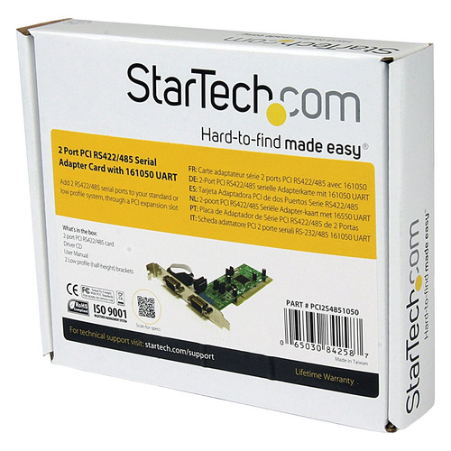 Tarjeta De Adaptador Serie / 485 Startech.com 2 Puertos Pci