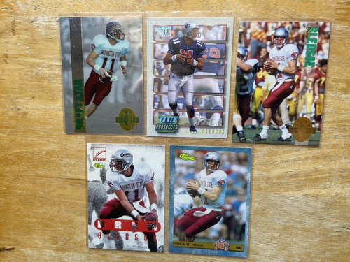 Drew Bledsoe 5 Tarjetas De Novato