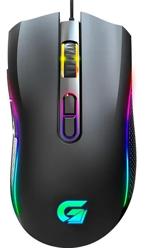 Mouse Gamer Fortrek Black Hawk RGB 7200 DPI 6 Botões USB