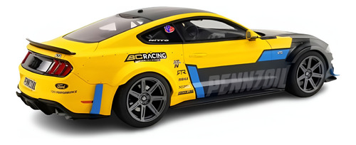 The Horse Mustang Ford ! 1:18 Escala 30cm L. Vaungh Design Pennzoil