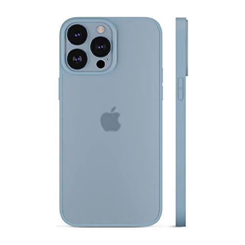 Peel Ultra Thin iPhone 13 Pro Max Bumper Case, Sierra Blue 