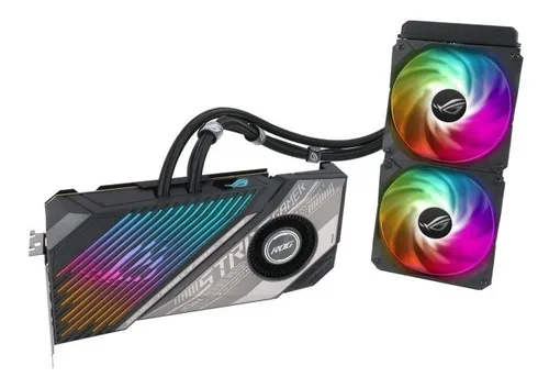 Placa De Video Asus Rog Strix Lc Rx 6900xt T16g Gaming !!
