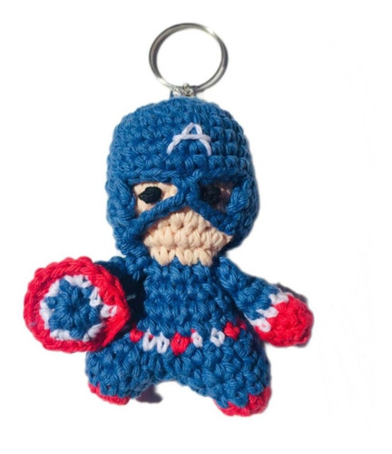 Llaveros De Superhéroes Amigurumis