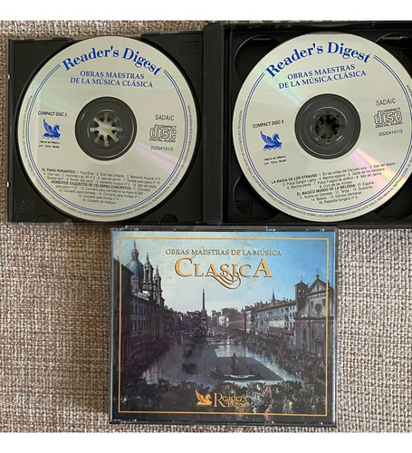 Obras Maestras De La Música Clásica, 5 Cds, Reader's Digest