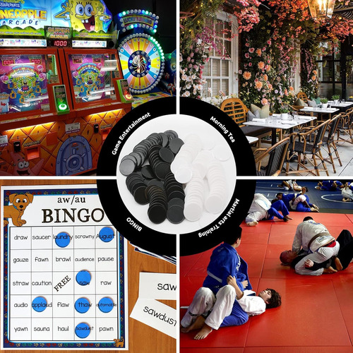 Juego De 100 Fichas De Juego De Fichas De Póquer De Plástico