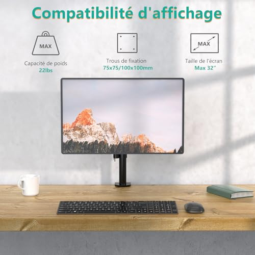 Wali Monitor Lcd Simple Soporte De Escritorio Soporte Comple