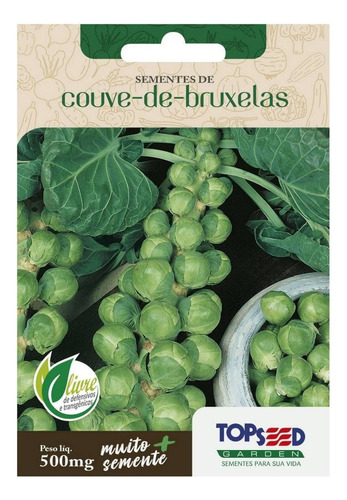 Sementes De Couve De Bruxelas Top Seed Multi