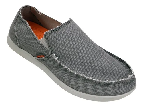 Crocs Santa Gris Light Charcoal Nauticos Hombre!! @