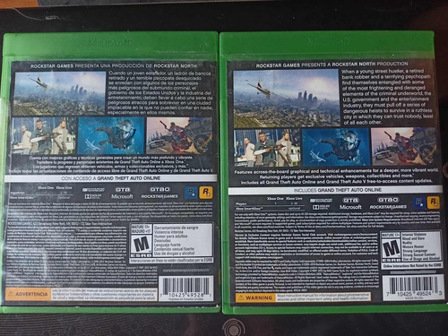Juego Gta V Y Assassins Creed Xbox One FĂsicos (Usado)