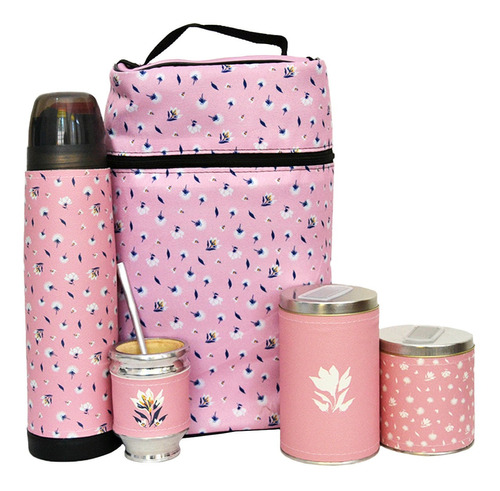 Rosa Lumilagro Set De Mate Set Matero Kit De Mate Juego Mate