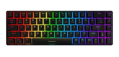 Imagen 4 de 4 de Teclado Mecánico Hotswap Rgb Inalambrico Blue - Ajazz K685t