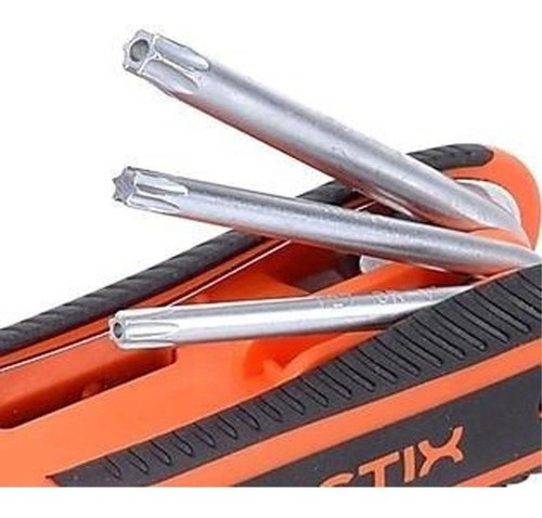 Llave Allen Tipo Torx Tamper T9 - T40 8 Piezas Tactix 206209