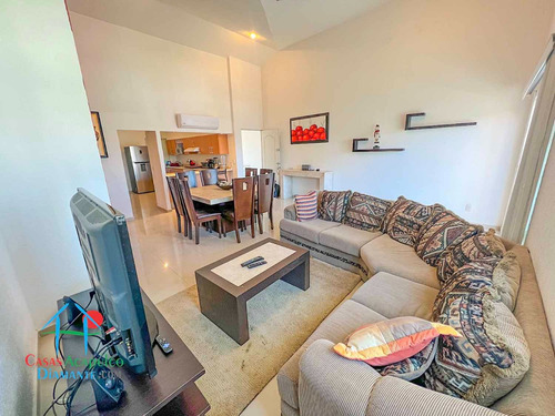 Cad Diamante Lakes Zafiro 327. Terraza Con Vista A La Alberca Y Jardines