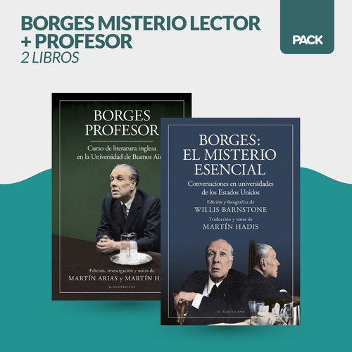 Pack Borges Misterio Esencial + Profesor 2 Libros