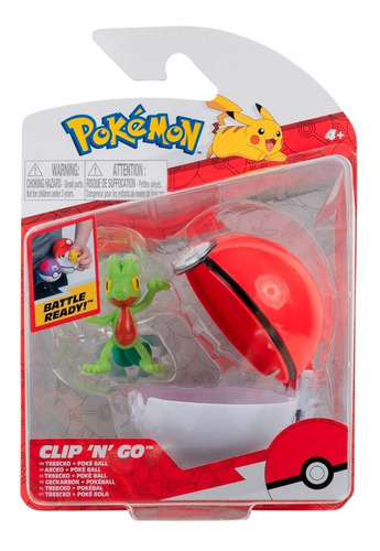 Clip `n` Go - Treecko + Pokeball - Pokemon