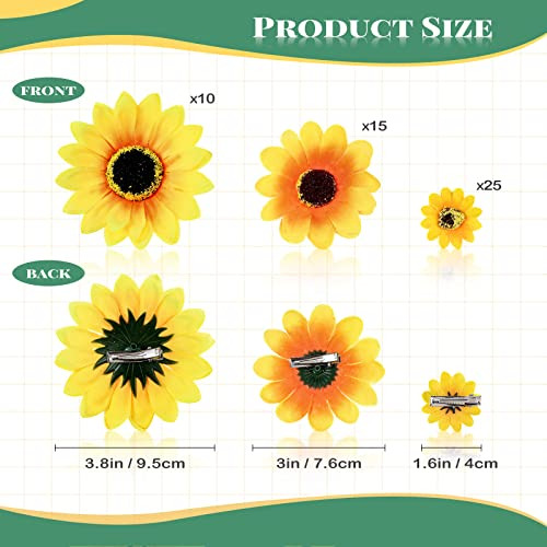 Hoteam Clip En Girasoles Falsos, Cabezas De Girasol Artifici
