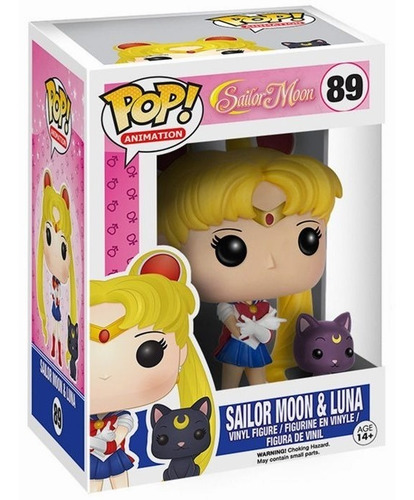 Imagen 2 de 9 de Funko Pop: Sailor Moon Con Luna 89