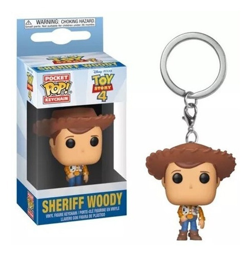 Funko Pop Llavero Woody Toy Story 4 Keychain Regalosleon