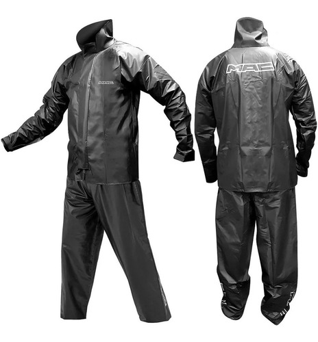 Traje Lluvia Impermeable Para Moto Mac Blast Rainsuit Agua Reflectivo