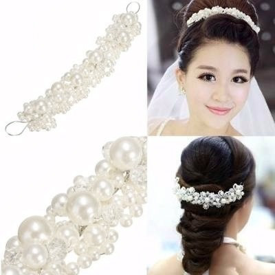 Imagem 4 de 6 de Arranjo Tiara Cabelo Noiva 15 Anos Formatura Casamento Linda