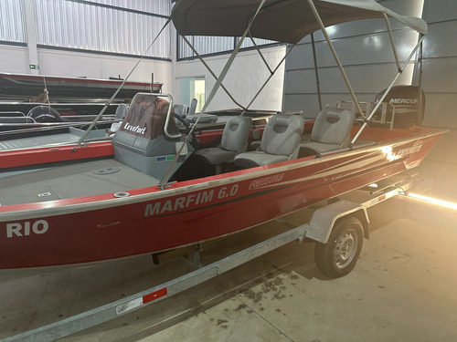 Lancha Marfim 6.0 Freestyle Std Motor Mercury 60hp 4 Tempos