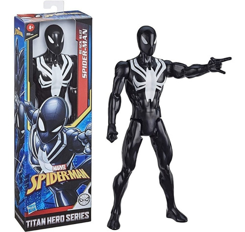 Spider-man Traje Negro Titan Hero Venom 