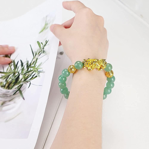 Homelavie Pulsera Feng Shui Pixiu, Amuleto Dragón Místico