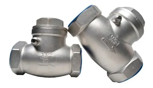 comprar Válvula Check 1\u002F2  Tipo Swing Acero Inoxidable Rosca Npt 