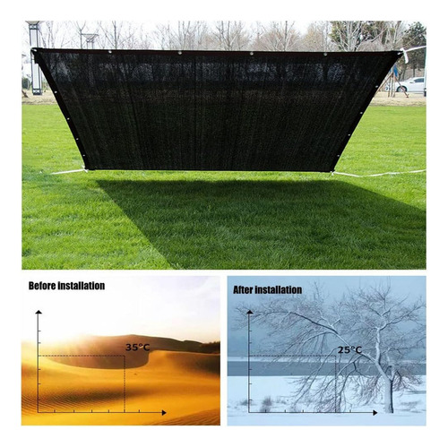 Malla Parasol 3x5m Malla De Protección Solar