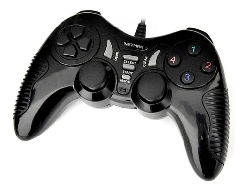 Joystick Gamepad Pc Usb Vibración Turbo Netmak Tienda