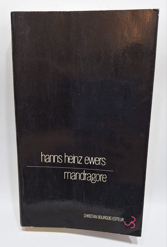 Antiguo Libro Madragore Hanns Heinz Ewers 1970 Le345