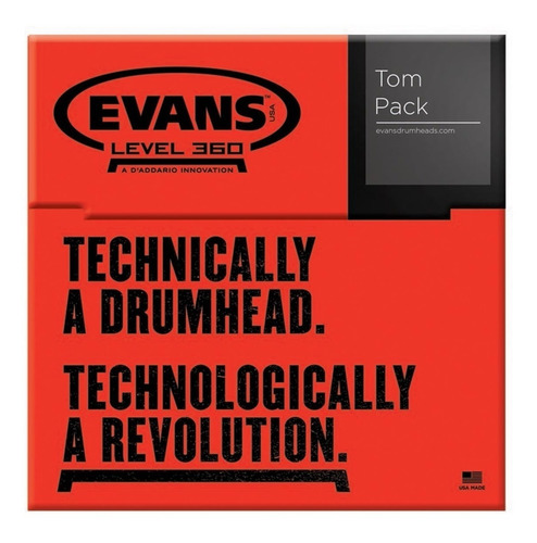 Evans G1 Clear Standard Tom Pack 12 13 16 