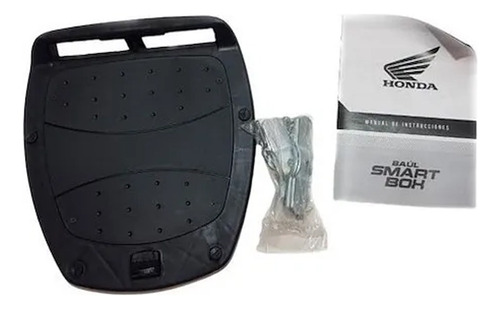 Baul Baulera Casco Moto Honda 28lts Motos Liber Negro