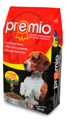 Comida Para Perros Adulto Mixtura Premio Bolsa 15kg