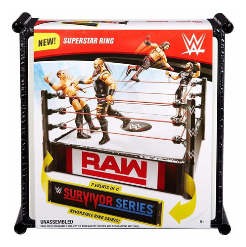 Espectacular Ring De La Wwe + Bonus Mini Silla Desarmable