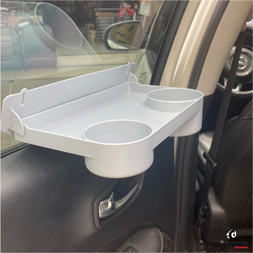 Imagen 6 de 9 de Bandeja Auto Mesa Asiento Plegable Viaje Butaca Ventana Vaso
