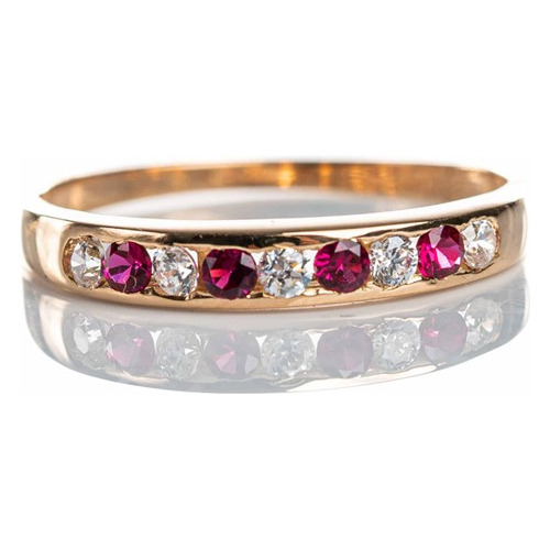 Anillo Medio Sin Fin Rosa Oro 18kt P