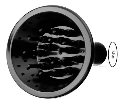Imagem 4 de 5 de Difusor De Cachos Universal Para Secador De Cabelo Ativador