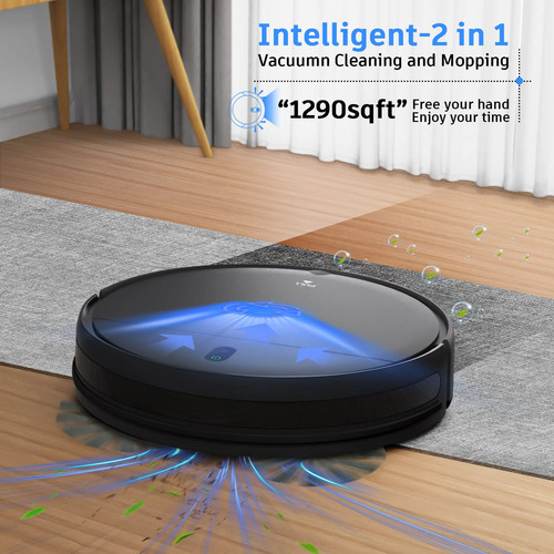 Robot Aspirador Y Trapeador Wifi 2 En 1 Mmg