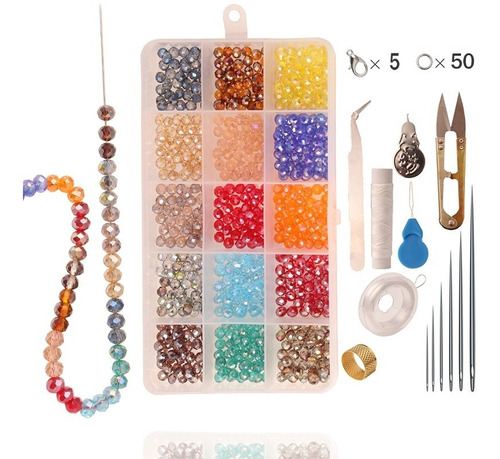 675 Piezas De Perlas Para Hacer Joyería, Pulsera, Collar, Re