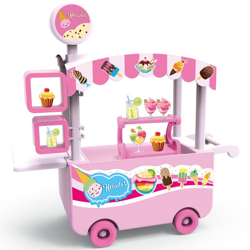 Carro De Helado C/ Acces Mi Lugar De Ensueño El Duende Azul