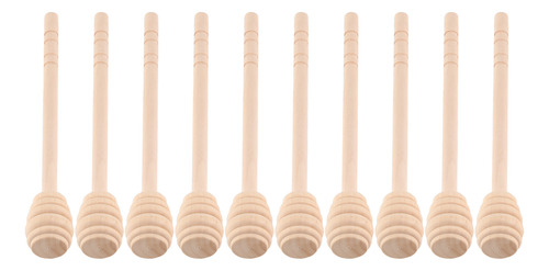 Palitos De Miel De Madera, 10 Unidades