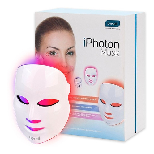 Máscara De Led Para Fotobioestimulação Iphoton Mask - Basall