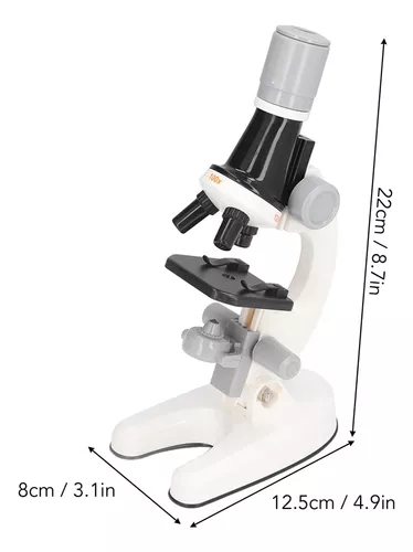 Microscopio Con Luz Led Para Niños Educativo Accesorios GENERICO