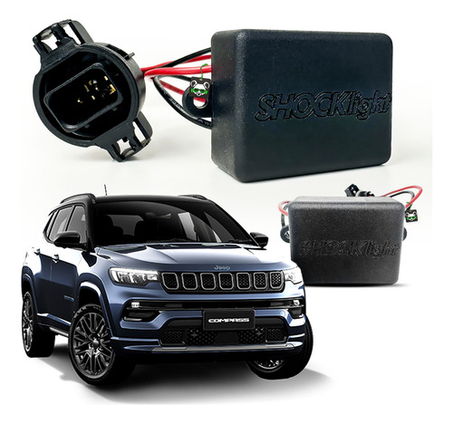 Par Canceller Para Lâmpadas Led Drl Jeep Compass Shocklight