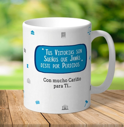 Taza Abogado Personalizada Con Tu Nombre