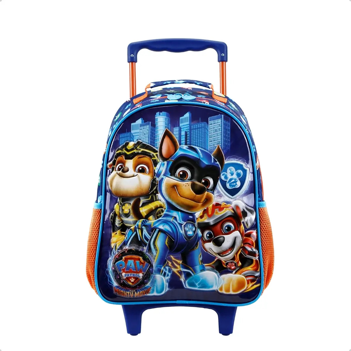 Mochila Infantil Patrulha Canina Xeryus 30x40x15cm Azul