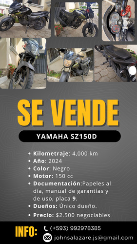 Yamaha Sz150d, Cilindraje 150, Seminuevos, Único Dueño
