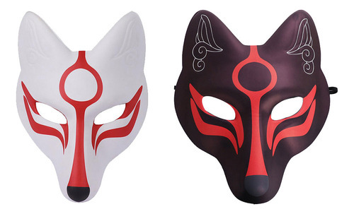 Máscaras Kabuki For Cosplay, Máscaras De Anime Japonés .